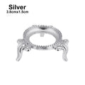 Metal Crystal Ball Holder Display Stand – Glass Sphere Base Crystal Ball Stand Nixie silver 3.8cmx1.5cm