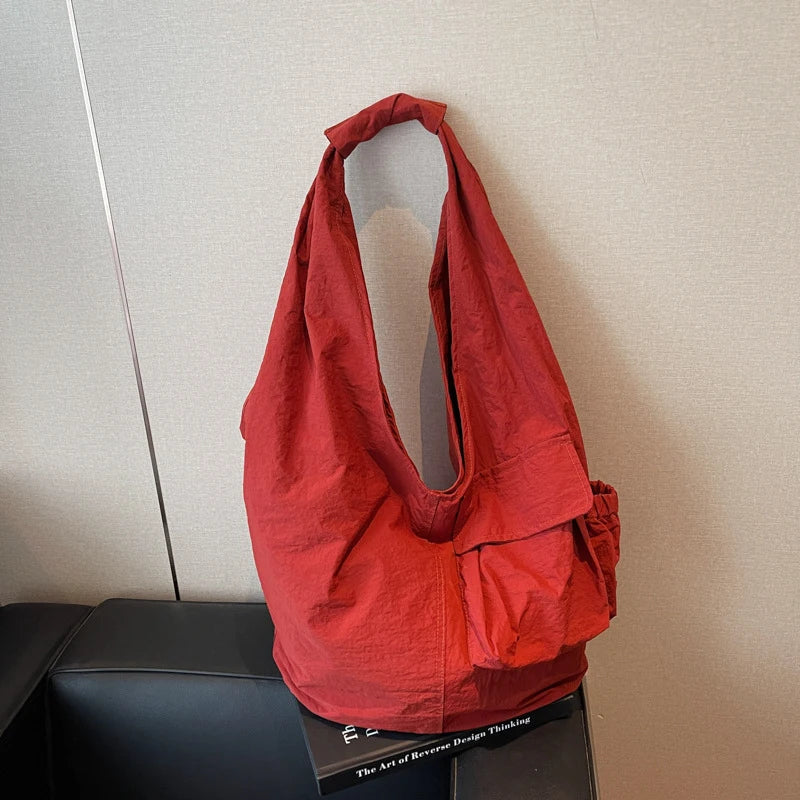 Japanese-Style Large Capacity Nylon Tote Crossbody Bag Tote Crossbody Bag Nixie