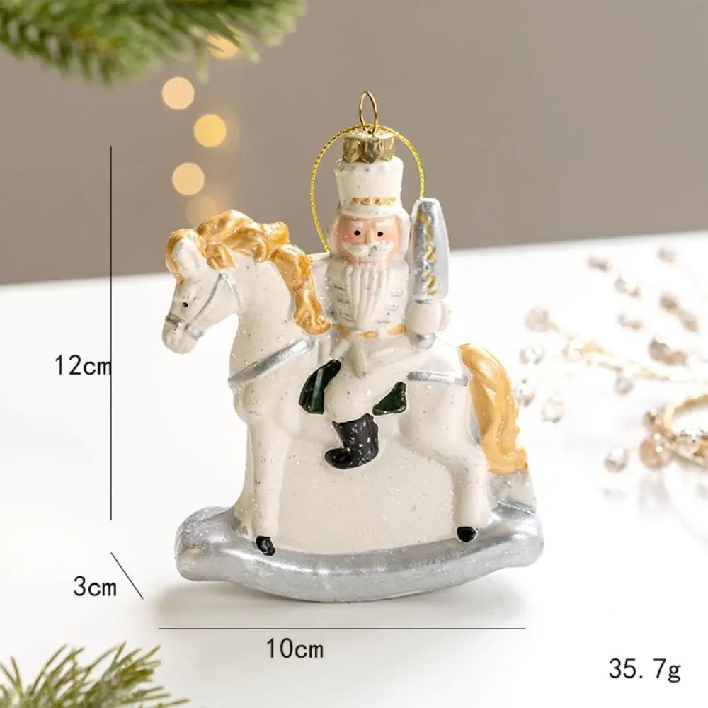 Snowman House Christmas Ceramic Pendant Ornament | Décor