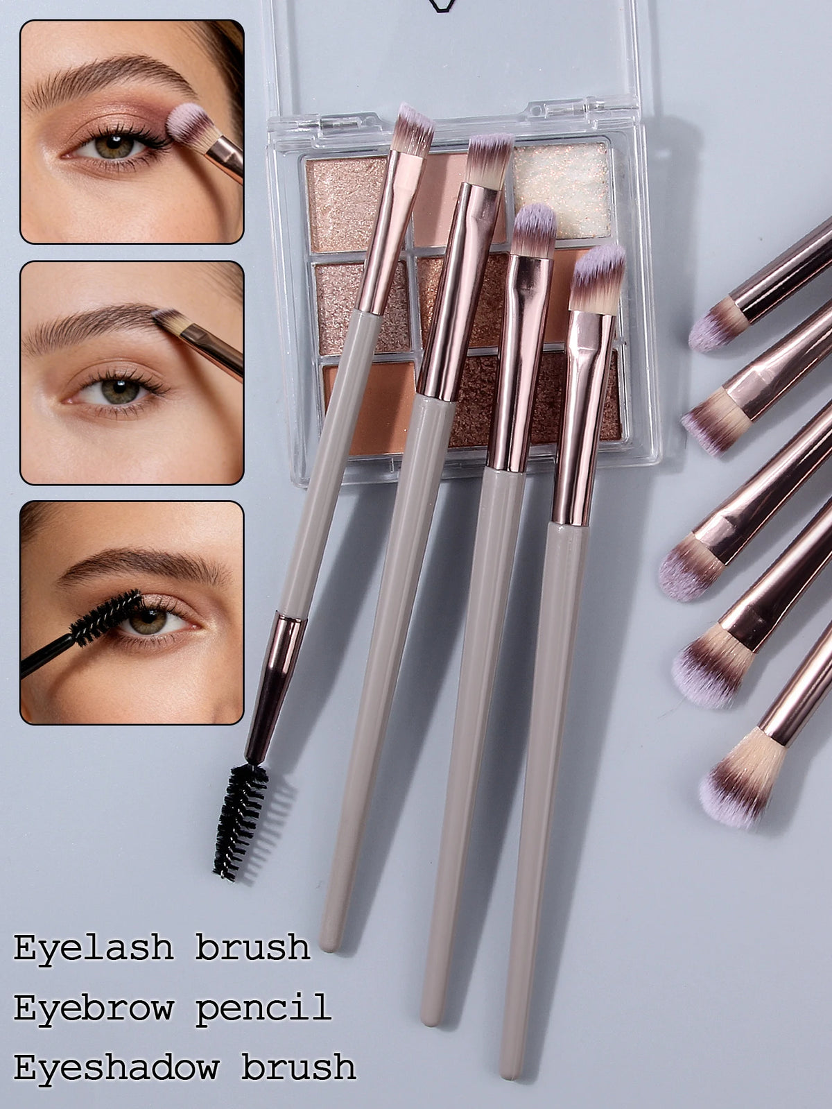 34-Piece Makeup Brush Set with Beauty Egg & Powder Puffs Makeup Brush Set Nixie