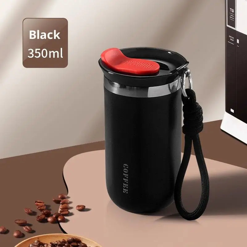Insulated Stainless Steel Travel Coffee Mug 350/500ML Insulated Travel Mug Nixie Black 350ml