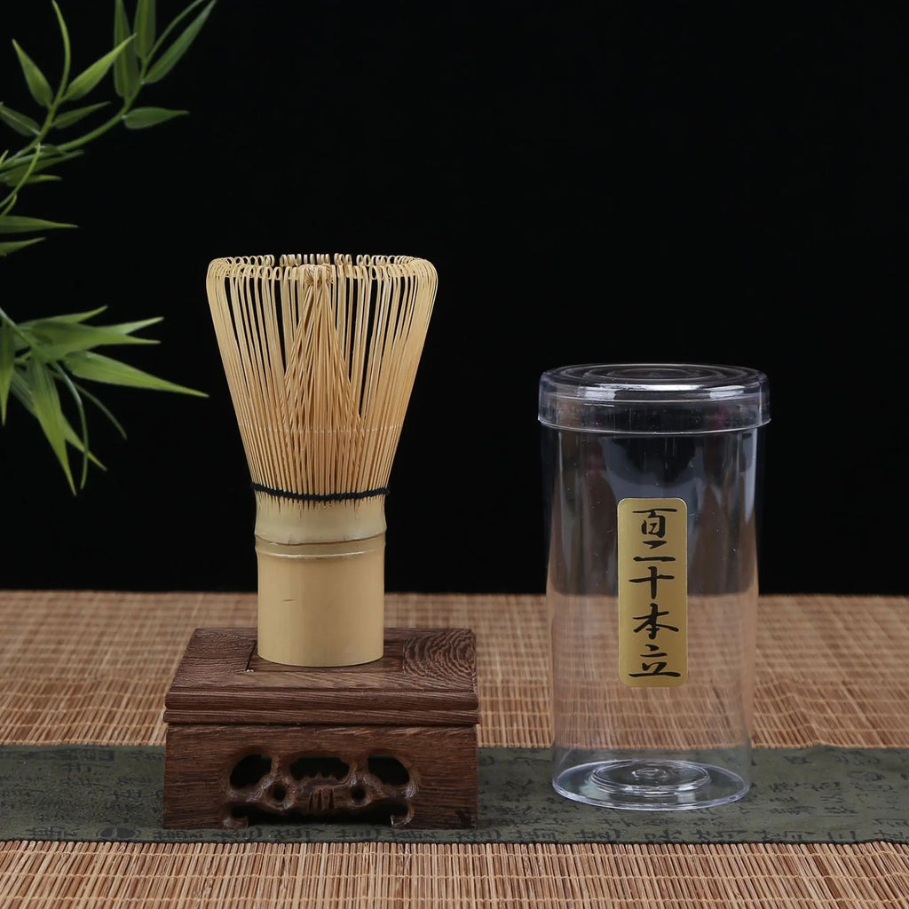 Bamboo Matcha Tea Whisk 120 Prongs – Japanese Chasen Matcha Tea Whisk Nixie