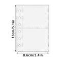 A7 6-Ring Clear Binder Sheet Protectors – 10 Pack