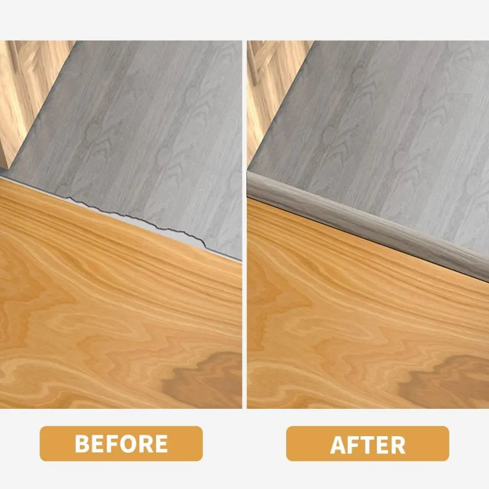Self-Adhesive Floor Transition Strip | Wood Grain PVC Trim