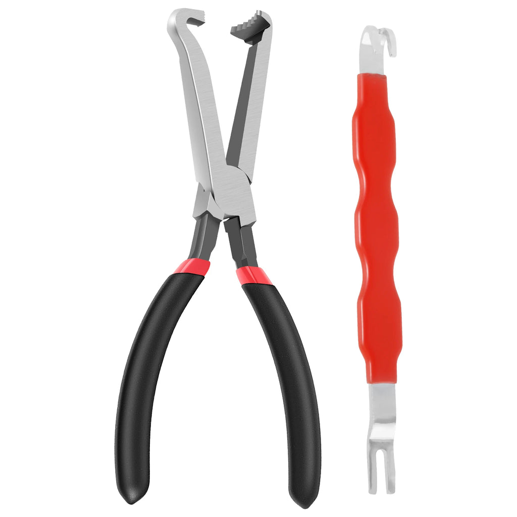 Carbon Steel Electrical Disconnect Pliers – Auto Connector Tool Electrical Disconnect Pliers Nixie red