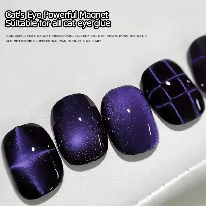 27pcs Cat Eye Magnet Cube Set – 9D/5D Nail Gel Polish Tool Nail Art Tool Nixie