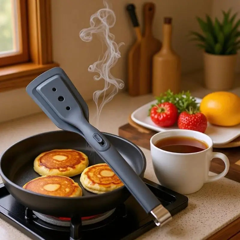 Food Grade Silicone Spatula | Non-Stick Safe Cooking Turner Silicone Spatula Nixie