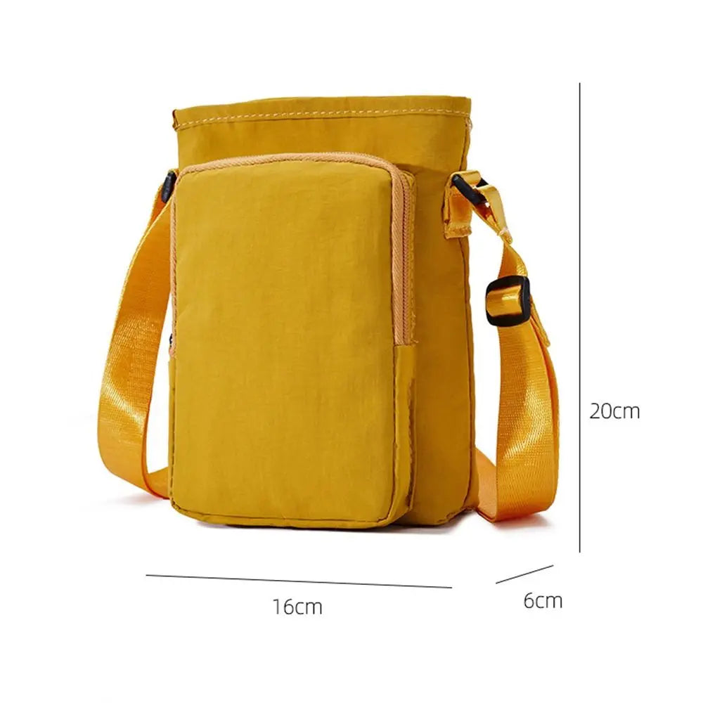 Waterproof Crossbody Water Bottle Bag – Adjustable Nylon Crossbody Bottle Bag Nixie