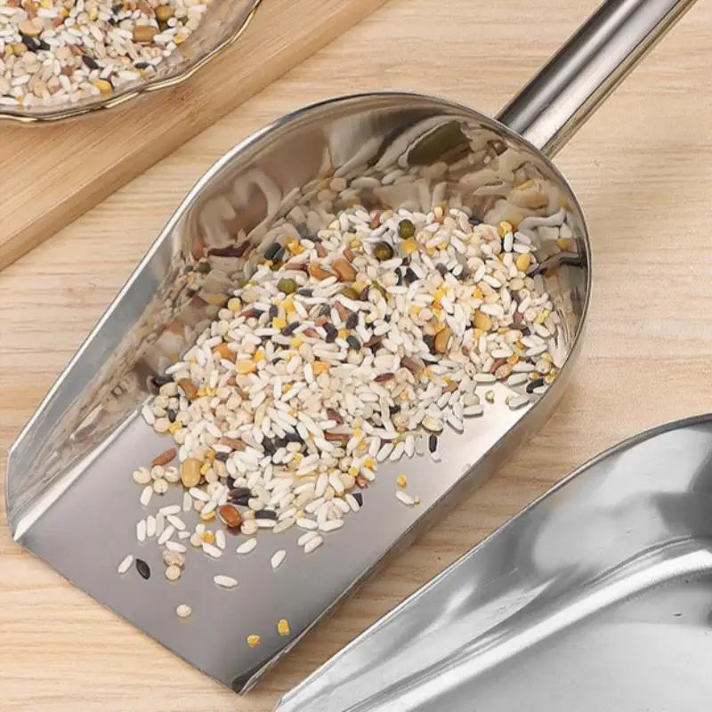 304 Stainless Steel Food Scoop – Ice, Coffee & Kitchen Use Kitchen Food Scoop Nixie