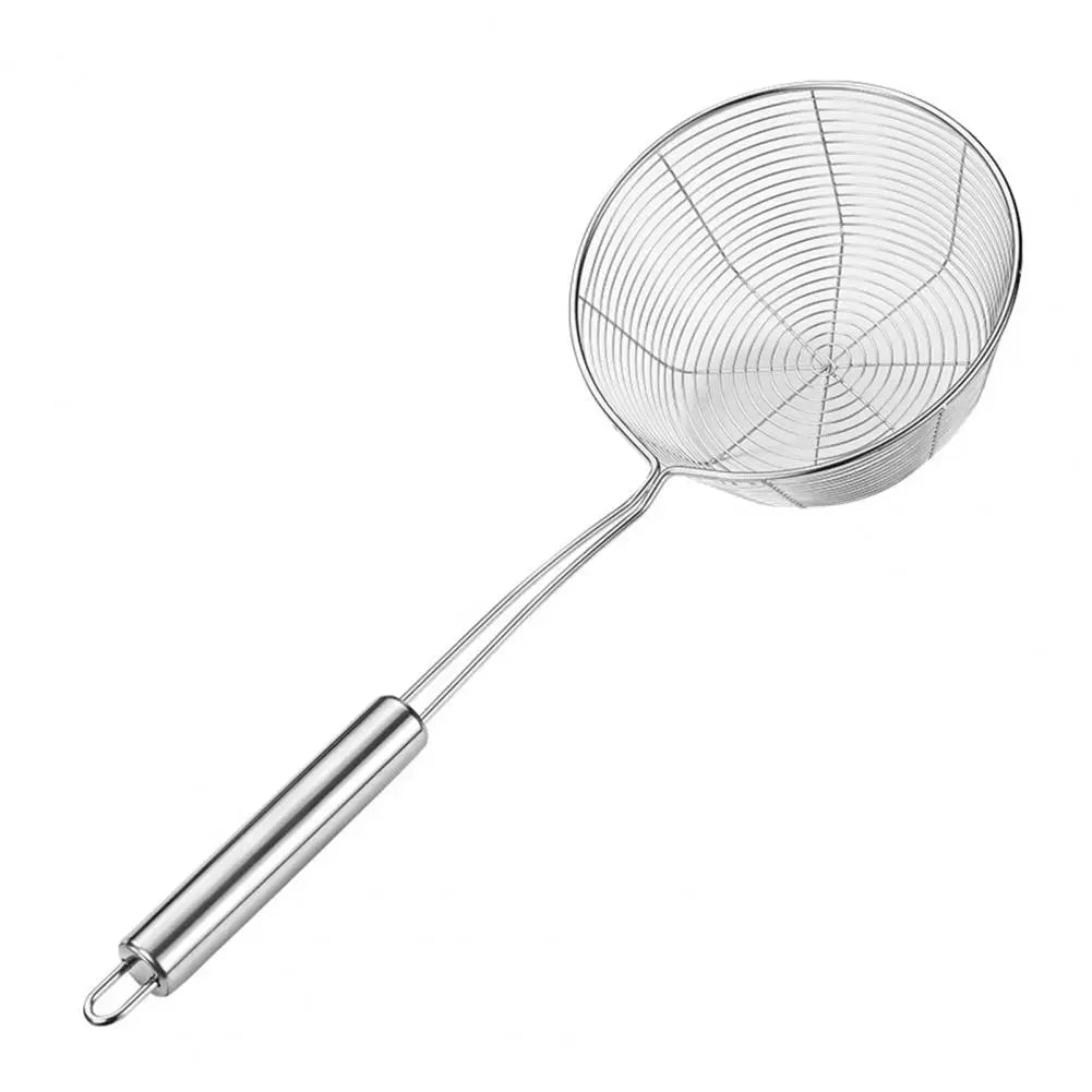Stainless Steel Wire Mesh Skimmer Spoon – Rust-Proof & Dishwasher Safe