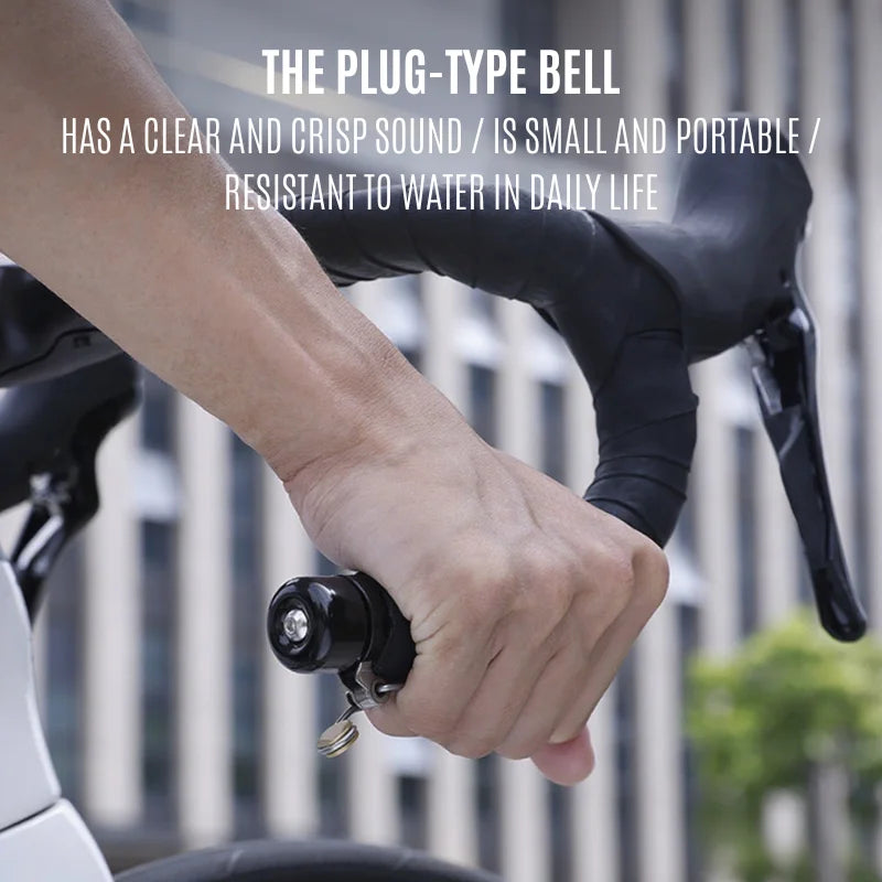 Handlebar Plug Bike Bell – Loud Waterproof Cycling Horn Bicycle Bell Nixie