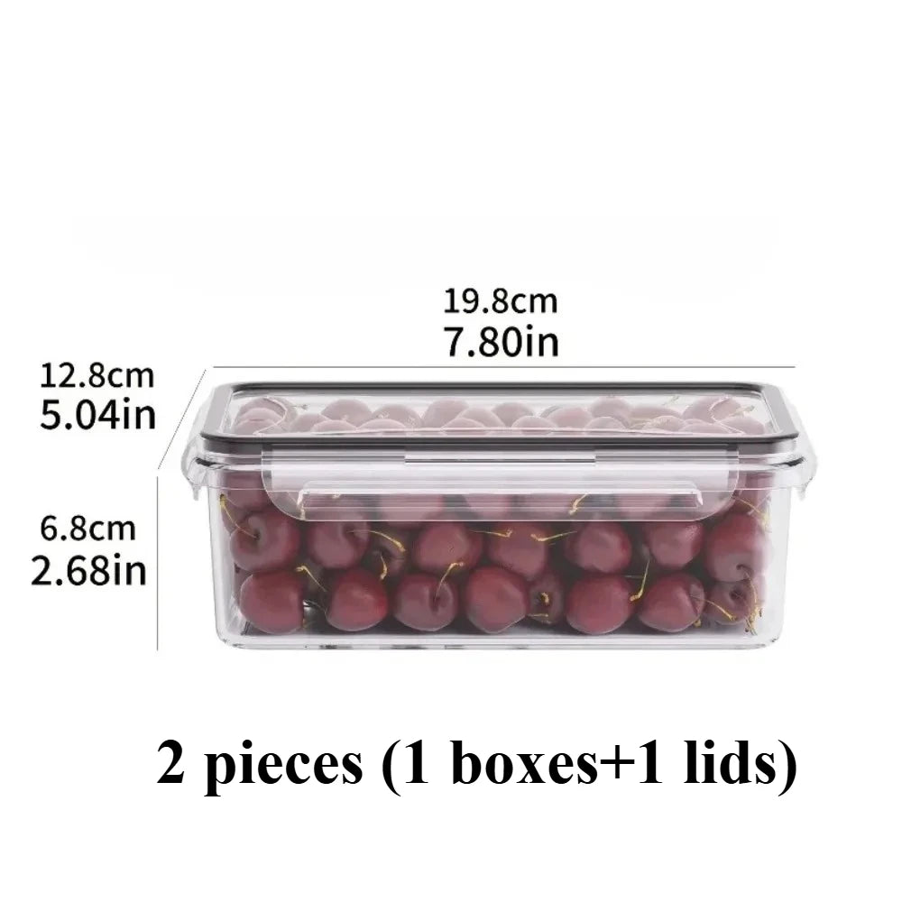 Airtight Bento Lunch Box Food Storage Container – Microwave Safe Food Storage Container Nixie 2pcs (1box 1lid)