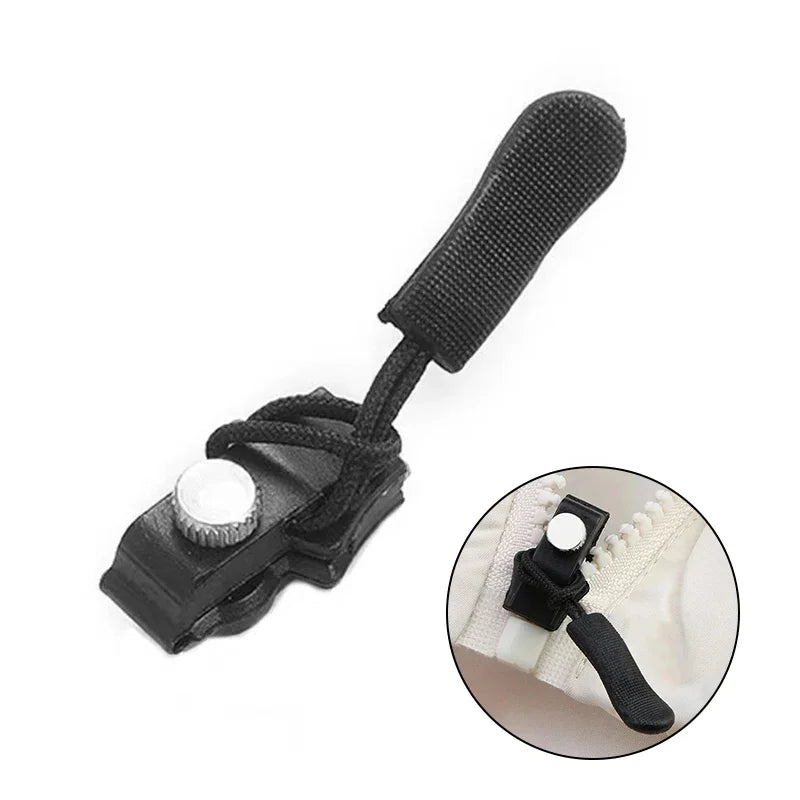 Universal Zipper Repair Kit – Replacement Slider Pull, 3–60 Pcs