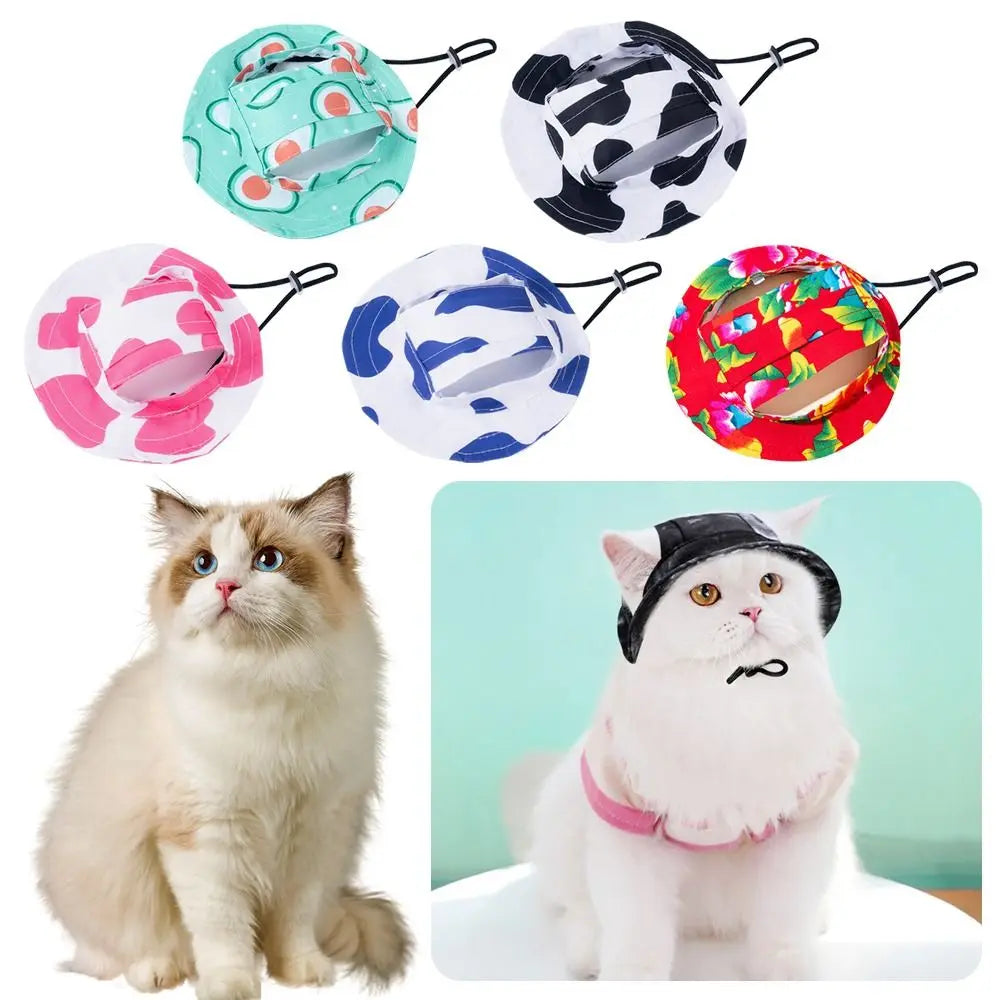 Adjustable Pet Sun Hat – Breathable Outdoor Bucket Cap for Dogs Pet Sun Hat Nixie