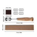 Stainless Steel Bread Lame Dough Scoring Tool + 5 Cutters