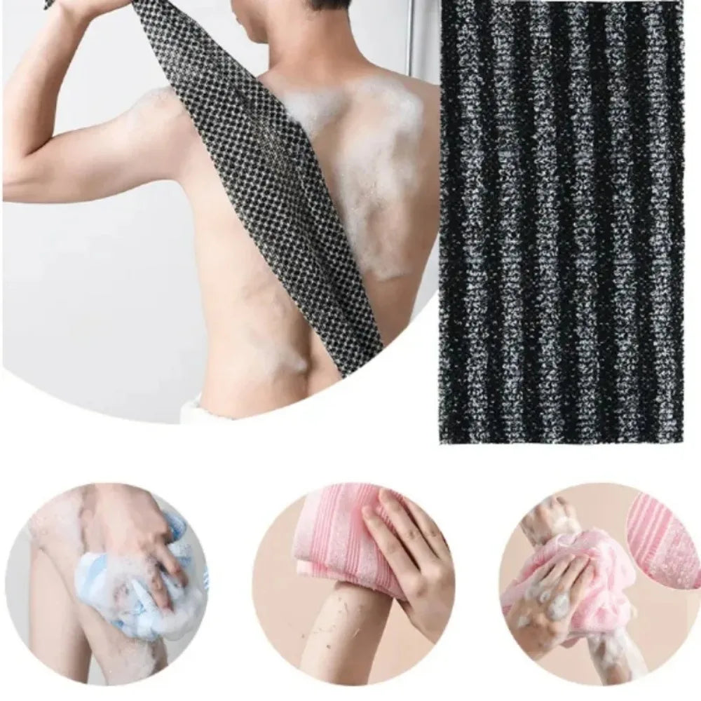 Japanese Exfoliating Bath Washcloth – Body Scrub Back Towel Exfoliating Bath Washcloth Nixie