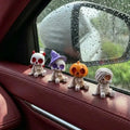 Halloween Mini Resin Figurines 4Pcs – Pumpkin Ghost Skull Set Halloween Resin Figurines Nixie Default Title