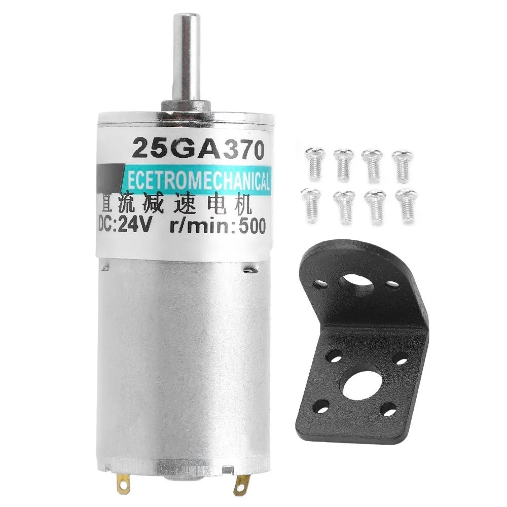 Mini 24V DC Gear Motor 200RPM High Torque CW CCW Control DC Gear Motor Nixie 500rpm-min