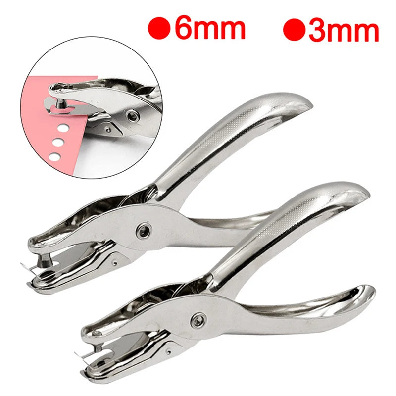 Metal Single Hole Punch Pliers 3mm & 6mm – Paper Crafts Hole Punch Pliers Nixie
