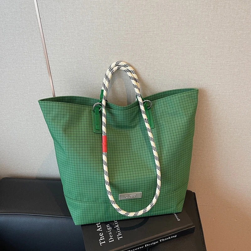 Nixie Waterproof Nylon Tote Bag – Large Shoulder Handbag Waterproof Tote Bag Nixie