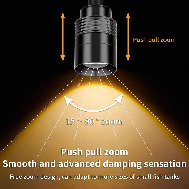3W LED Nano Aquarium Spotlight – Fish Tank Lamp for Aquascape Aquarium Spotlight Nixie