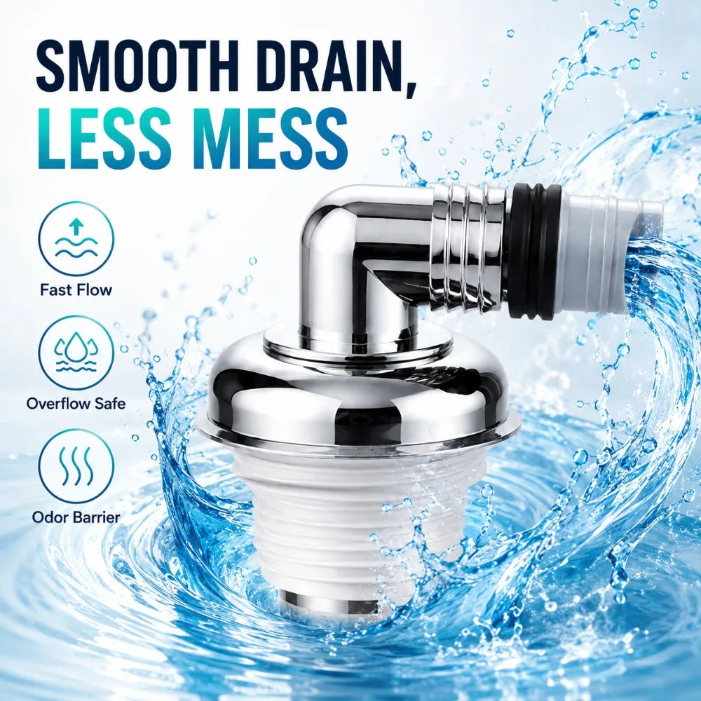 3-Way Washing Machine Drain Hose Connector & Floor Drain Cover Drain Hose Connector Nixie