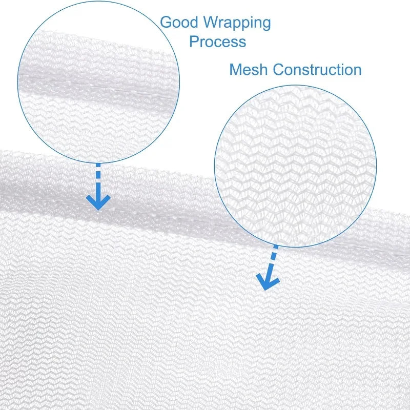 2-Pack Honeycomb Mesh Laundry Bags for Shoes, Bras & Delicates Mesh Laundry Bag Nixie