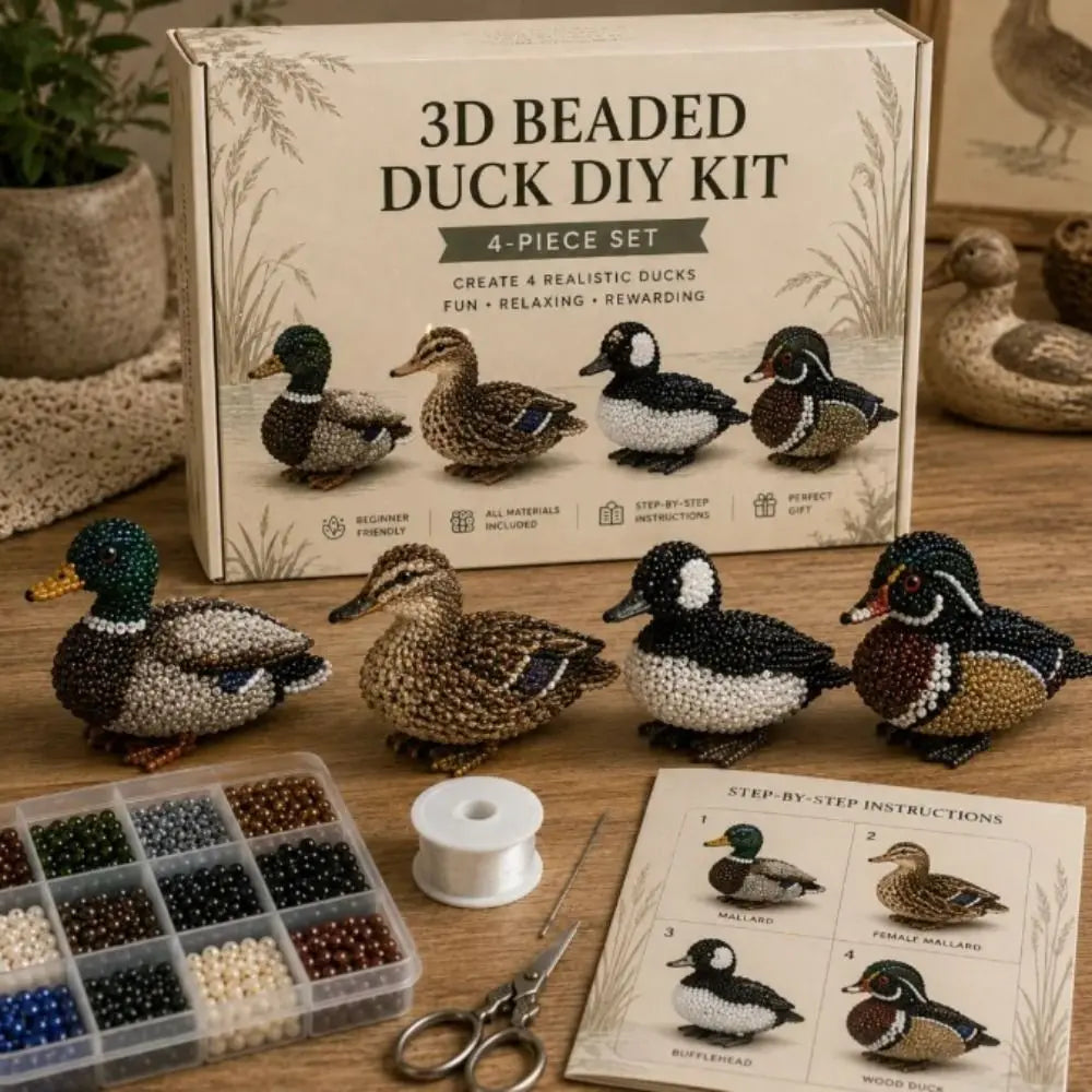 3D Beaded Animal DIY Kit – Beginner Plastic Bead Craft Set DIY Bead Craft Kit Nixie