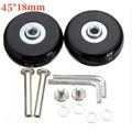 Luggage Wheel Replacement Kit – Silent 57-59mm Casters & Axles Luggage Repair Kit Nixie 45mm-18mm-2pcs