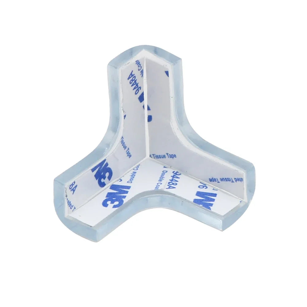 Baby Safety Corner Guards – Clear PVC Furniture Edge Protectors Baby Corner Guards Nixie Style C (T shape)