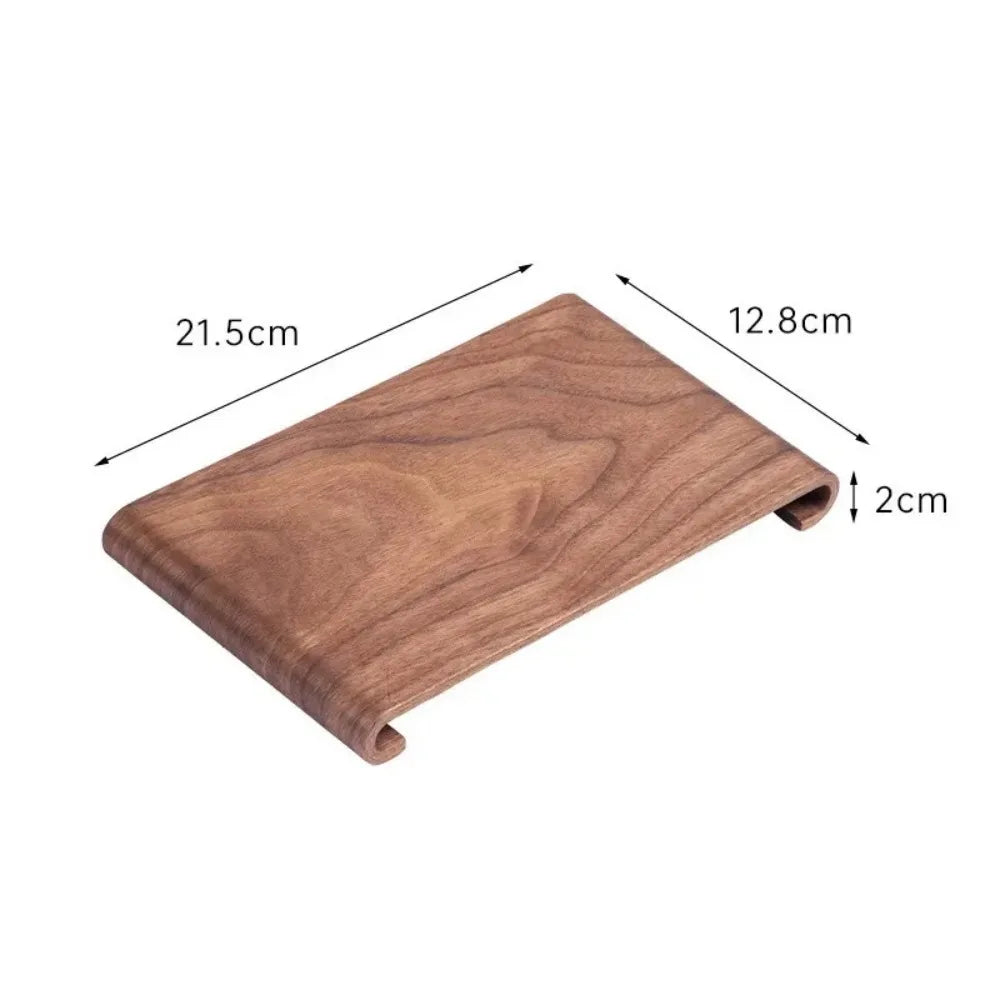 Wooden Coffee & Tea Serving Tray – Heat-Resistant Rectangle Wooden Serving Tray Nixie