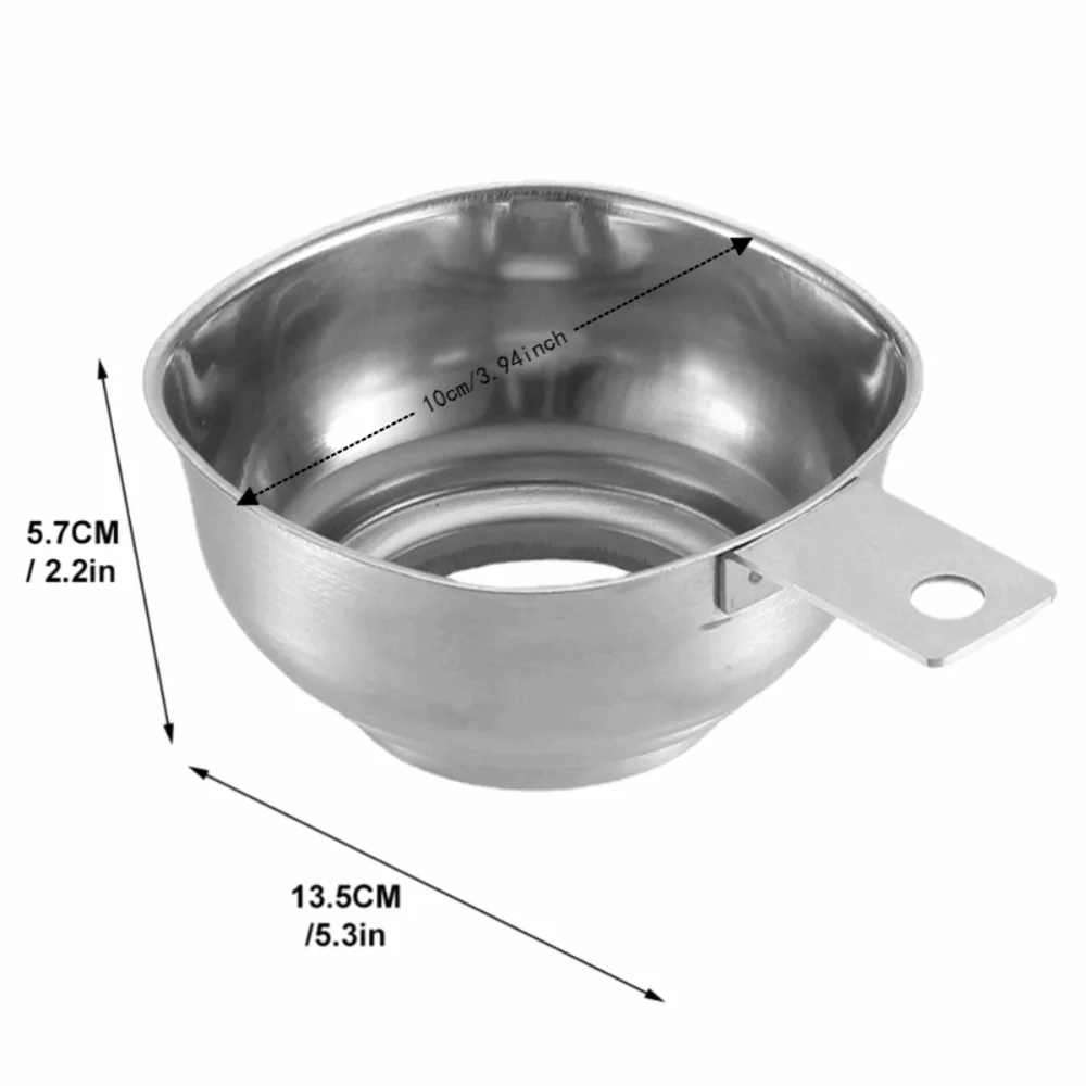 Stainless Steel Wide Mouth Canning Funnel with Handle Kitchen Funnel Nixie