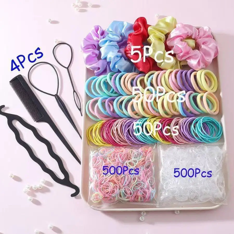 Nixie Simple Hair Tie Set – Women's Elastic Hair Bands