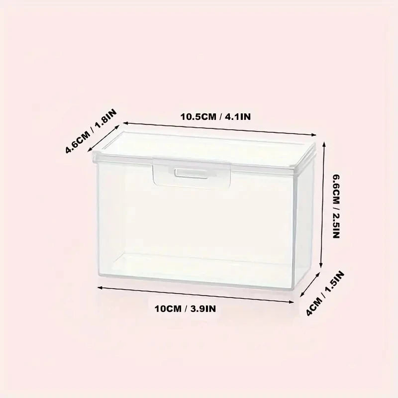 Clear Playing Card Deck Box – Holds 2 Poker Decks | 1 or 3 Pcs Card Deck Storage Box Nixie