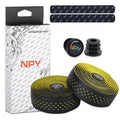 Road Bike Handlebar Tape PU+EVA Bar Wrap – Road & Gravel Handlebar Tape Nixie Yellow Bike Tape