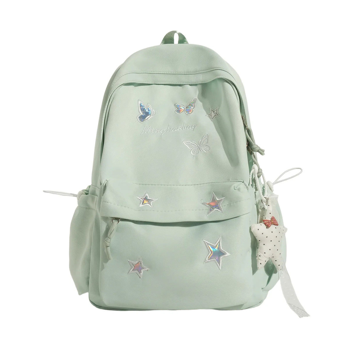 Women's Star Backpack – Korean College Style School Bag for Girls