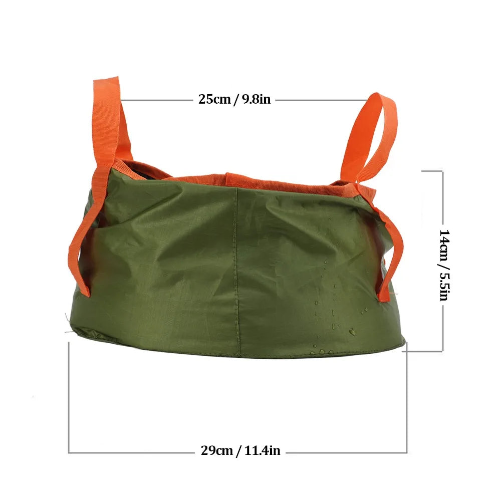 Collapsible Folding Bucket Wash Basin with Storage Bag