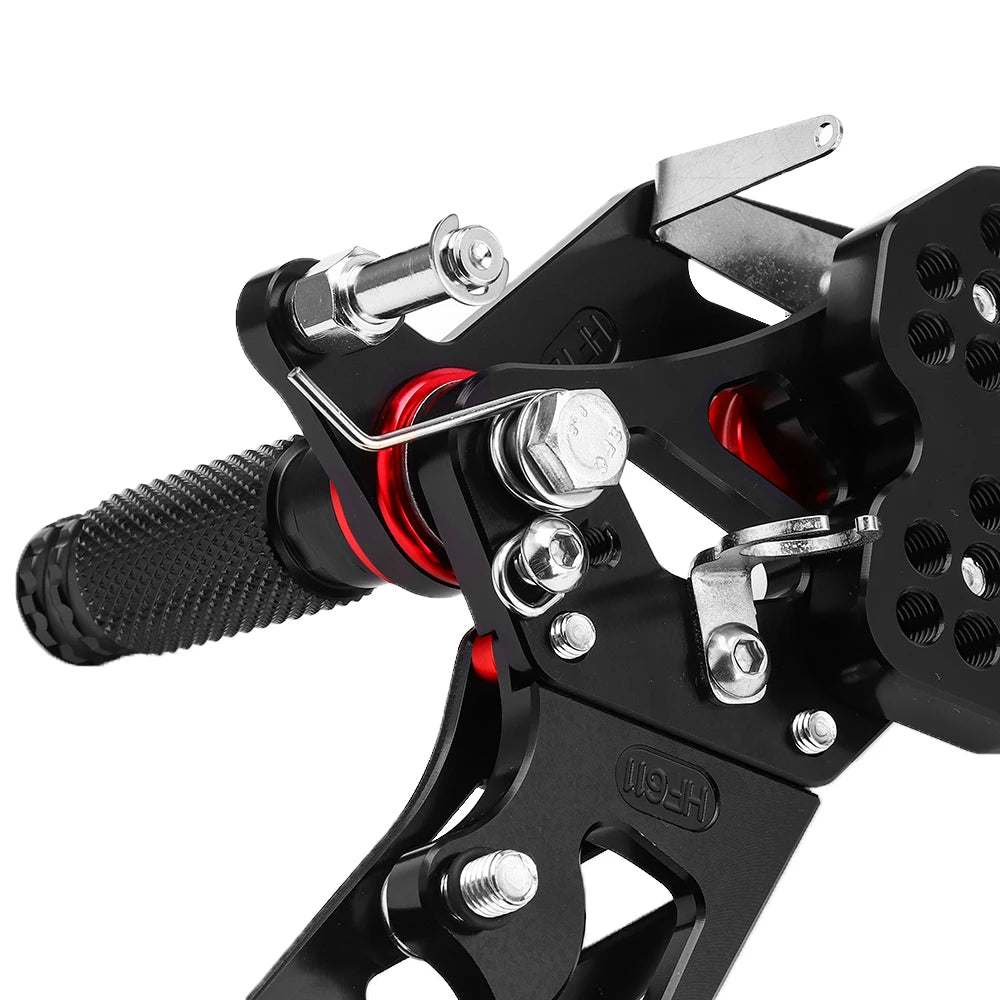 CNC Adjustable Rearsets Foot Pegs – Yamaha YZF R3 R25 MT-03 MT-25 Motorcycle Rearsets Nixie