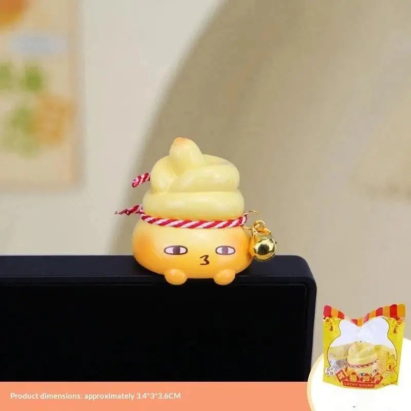 Resin Gourd Mini Figurine – Desk, Car & Home Décor Ornament Decorative Figurine Nixie