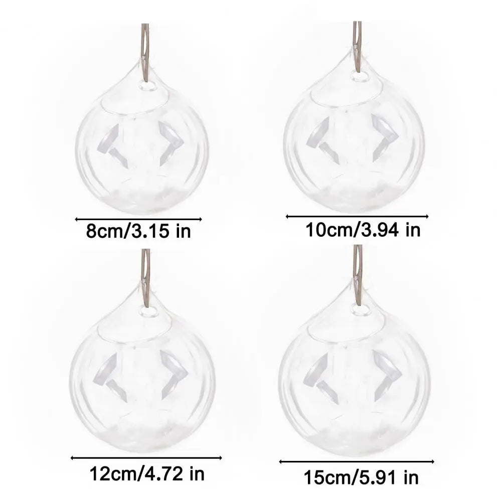 Hanging Glass Propagation Vase – Hydroponic Terrarium Planter Hanging Glass Planter Nixie