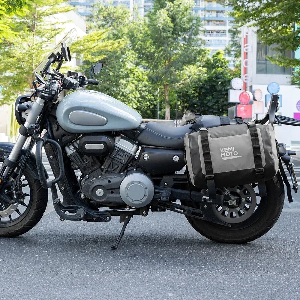 Waterproof Motorcycle Saddlebags 50L Adventure Side Bags PVC Motorcycle Saddlebags Nixie