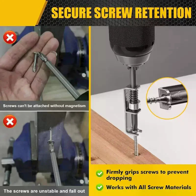 Spring Screw Retaining Bit – Universal Drill Screw Holder Tool
