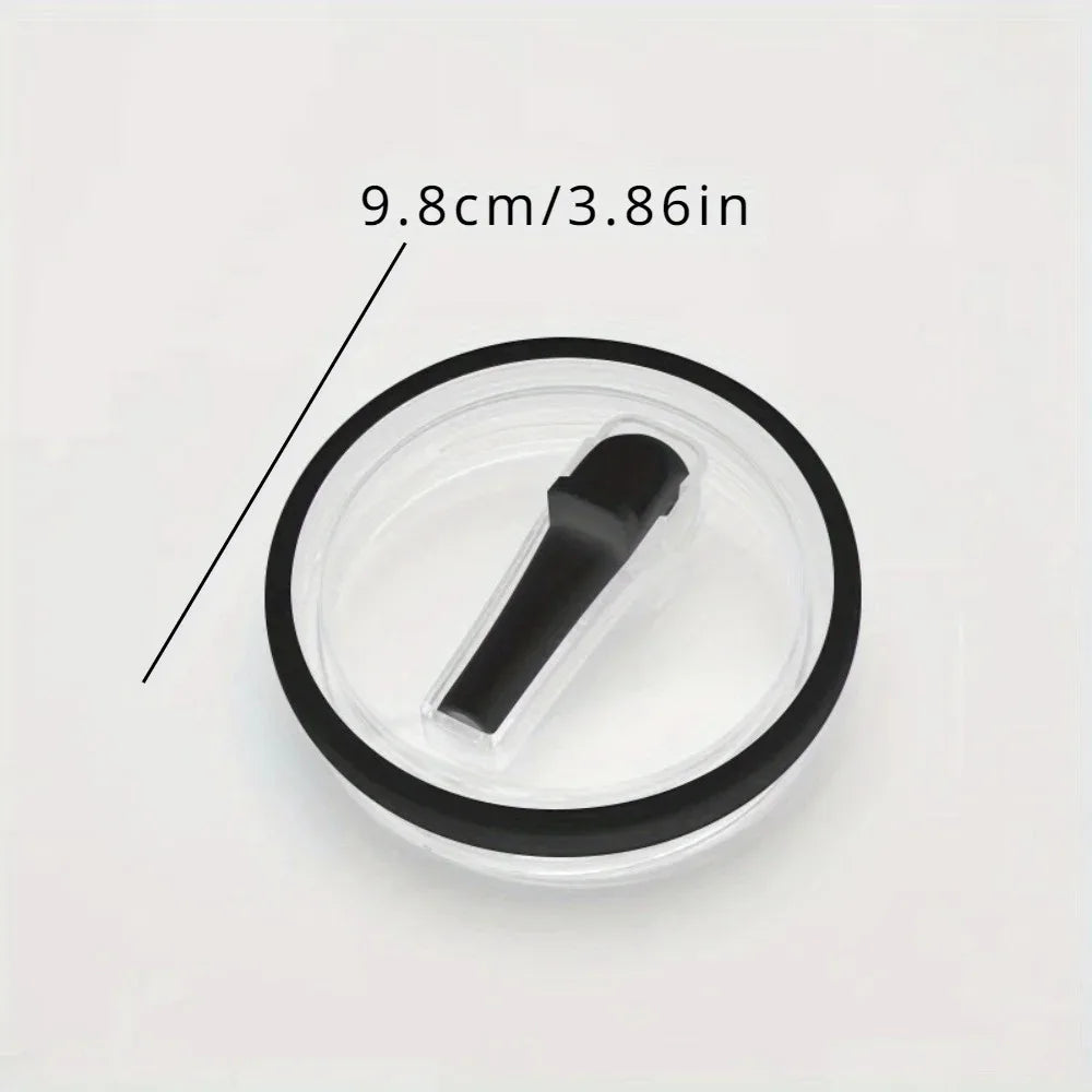 40oz Replacement Cup Lid with Folding Straw – Threaded Fit Tumbler Replacement Lid Nixie