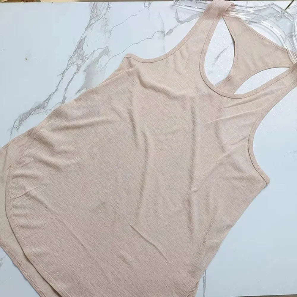 Women's Quick Dry Mesh Yoga Vest – Breathable Loose Gym Top Yoga Tank Top Nixie