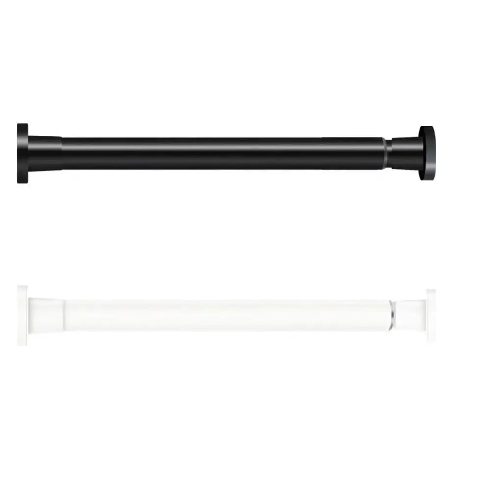 No-Drill Telescopic Spring Tension Curtain Rod – Adjustable Spring Tension Curtain Rod Nixie