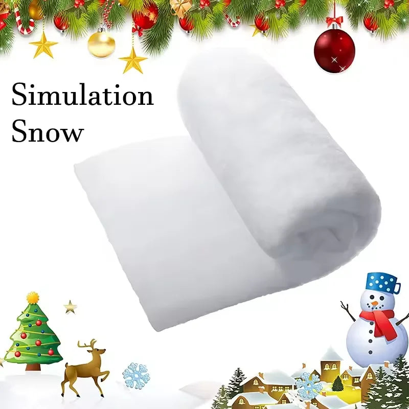 Artificial Christmas Snow Blanket – Fake Snow Carpet for Xmas Christmas Snow Blanket Nixie