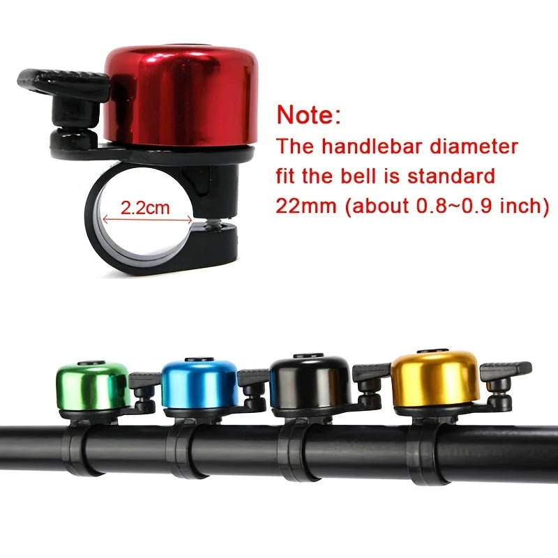 BUCKLOS Q-Shape Aluminum Bicycle Bell – Loud Clear Sound Bicycle Bell Nixie