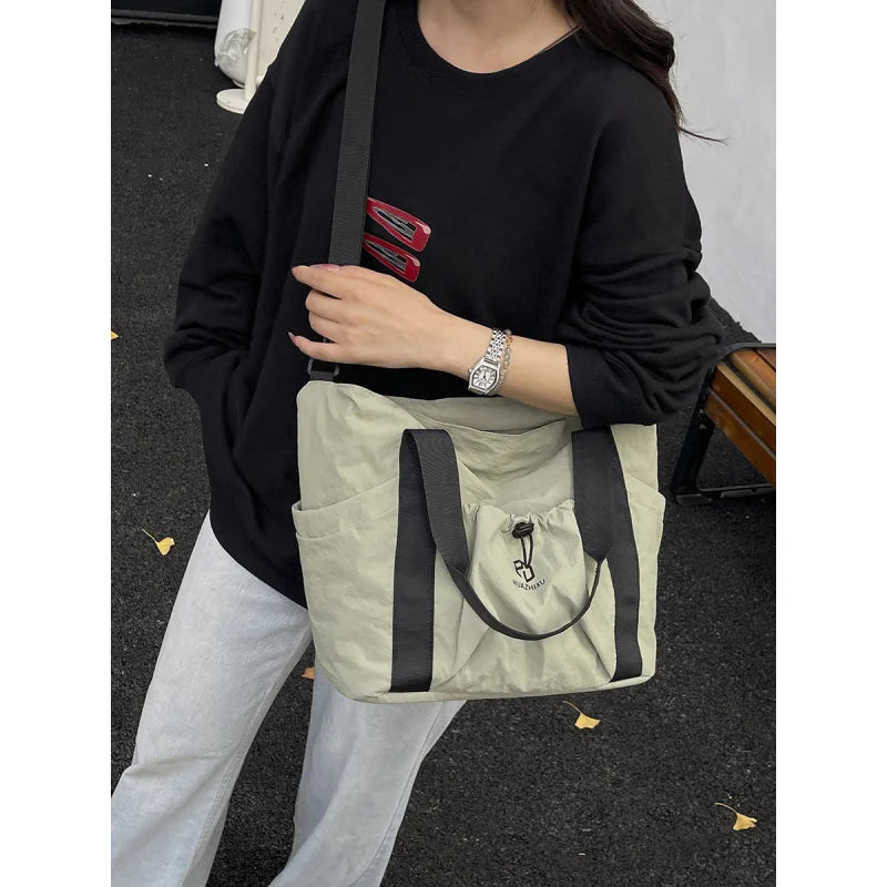 Nixie Nylon Crossbody Gym Bag – Travel & Sport Tote for Women Crossbody Tote Bag Nixie