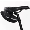 Bike Saddle Bag Under Seat – Reflective 1.7L Cycling Tail Bag Bicycle Saddle Bag Nixie Black Saddle Bag