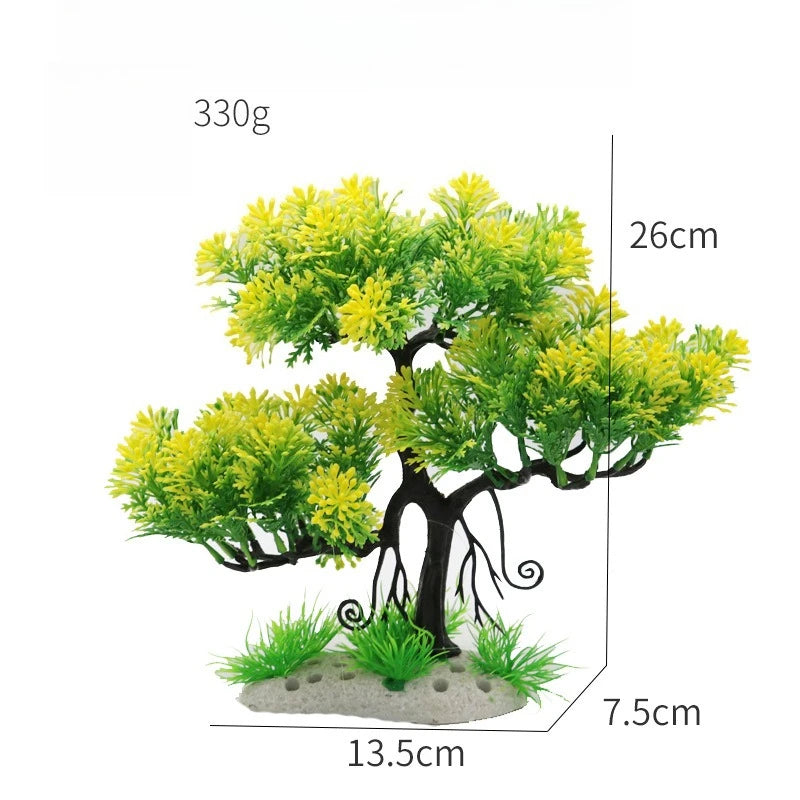 Artificial Aquarium Tree Bonsai Fish Tank Landscape Decor Aquarium Decoration Nixie